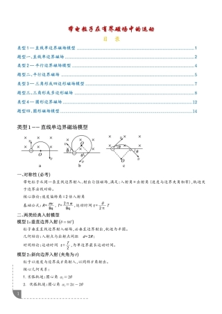 2027高考物理---带电粒子在有界磁场中的运动+解析.pdf