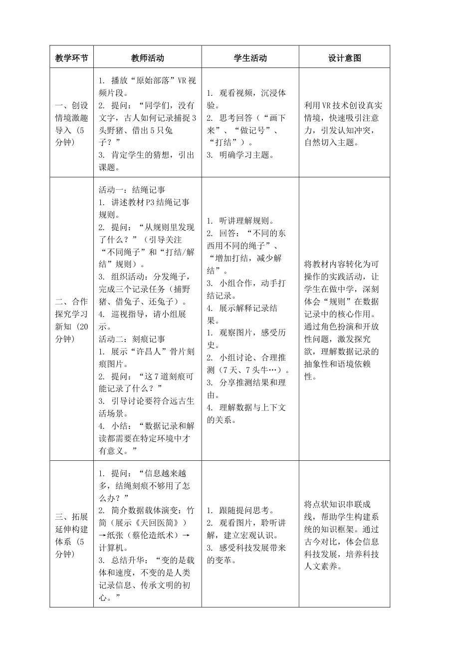 川教版（2025）信息科技四年级上册全册教学设计（共46页）.docx_第3页
