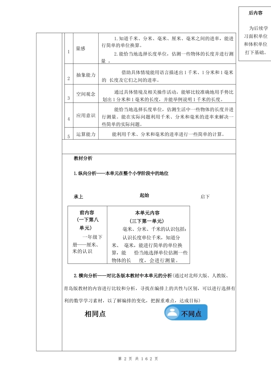新版2026年【新教材】青岛版（2024）三年级上册数学全册教案合集.docx_第2页