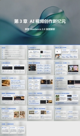 AI影视工作流（短剧、漫剧与微电影从制作到变现）：AI视频创作新纪元-即梦Seedance 2.0深度解析PPT教学课件.pptx