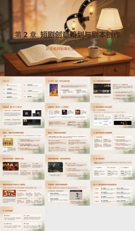 AI影视工作流（短剧、漫剧与微电影从制作到变现）：短剧创意策划与剧本创作-从灵感到银幕PPT教学课件.pptx