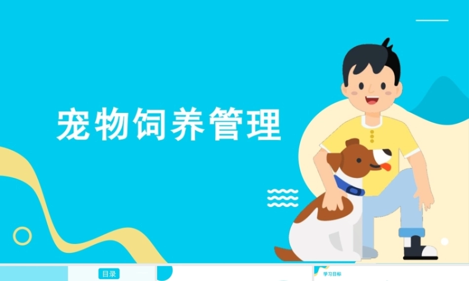 宠物饲养管理：宠物犬的饲养管理 PPT教学课件.pptx
