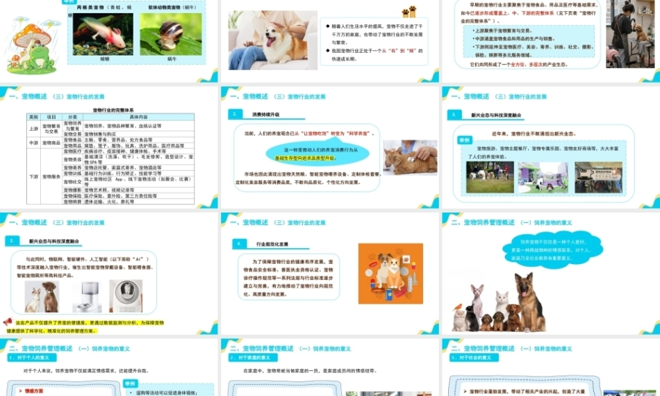宠物饲养管理：绪论PPT教学课件.pptx