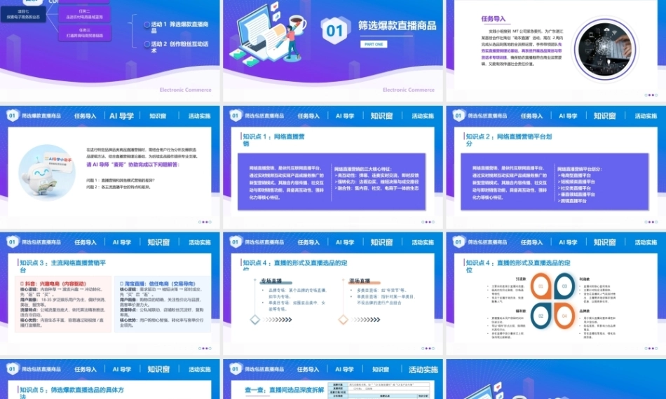 电子商务基础（第4版中职）：探索电子商务新业态PPT教学课件.pptx