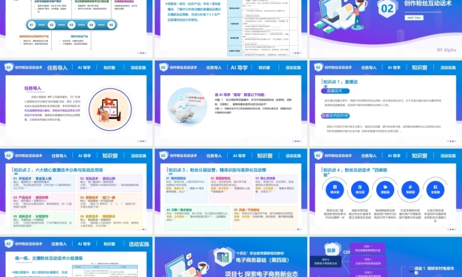 电子商务基础（第4版中职）：探索电子商务新业态PPT教学课件.pptx