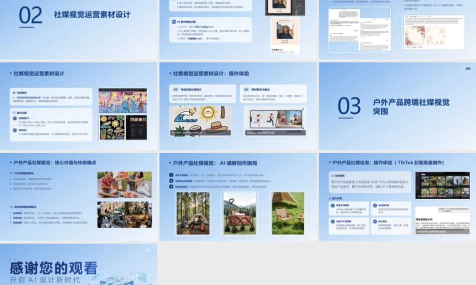 跨境电商视觉设计（AI赋能版）：新媒体营销视觉素材设计PPT教学课件.pptx