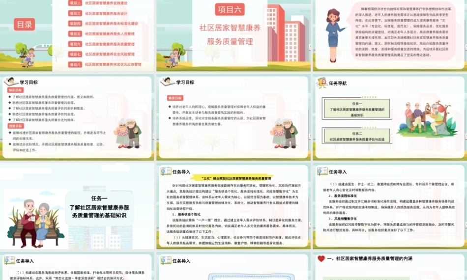 社区居家智慧康养管理：社区居家智慧康养服务质量管理PPT教学课件.pptx