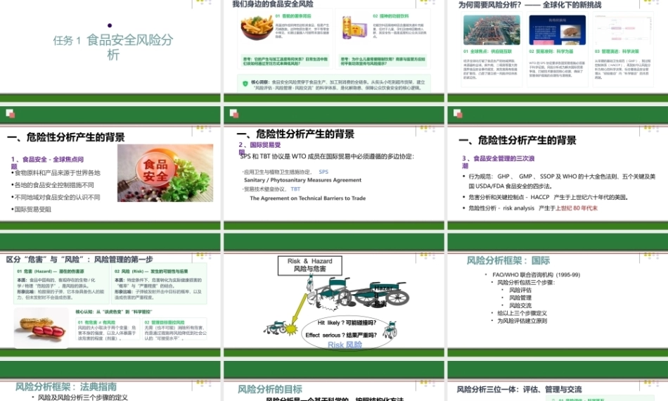 食品质量安全与控制技术：食品安全性评价PPT教学课件.pptx