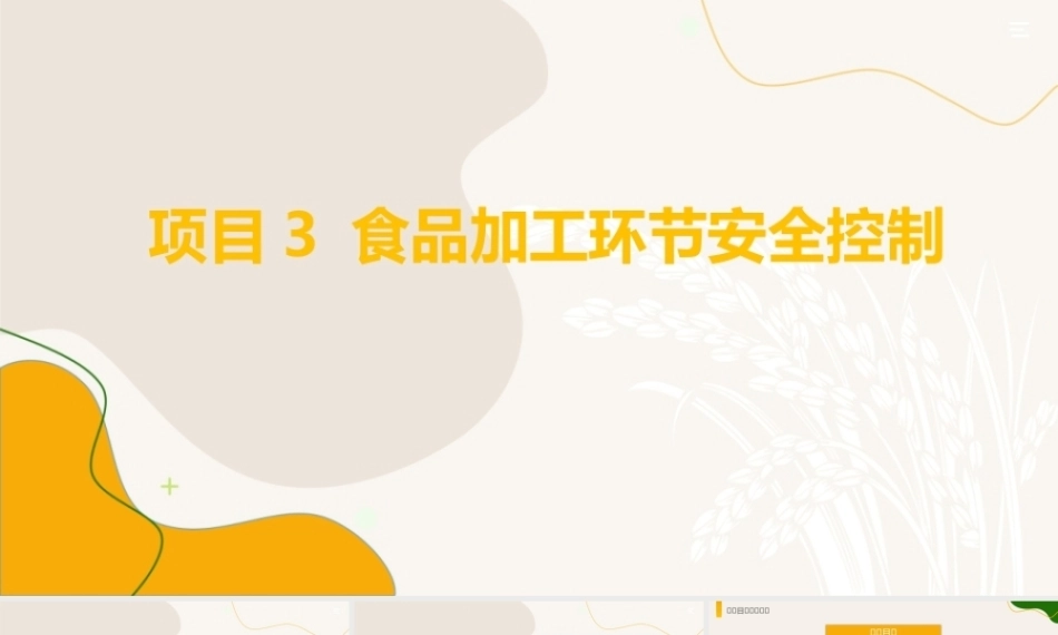 食品质量安全与控制技术：食品加工环节安全控制PPT教学课件.pptx