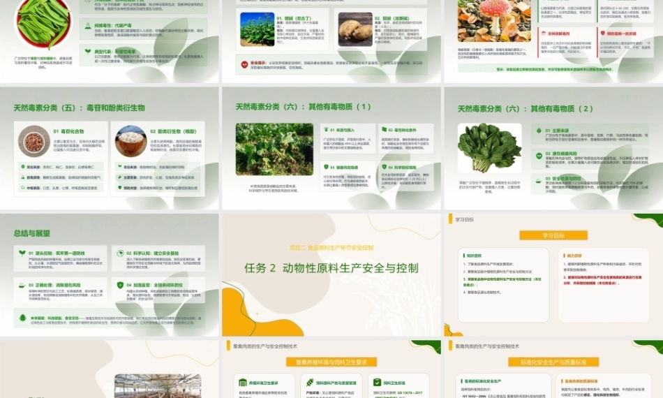 食品质量安全与控制技术：食品原料生产环节安全控制PPT教学课件.pptx