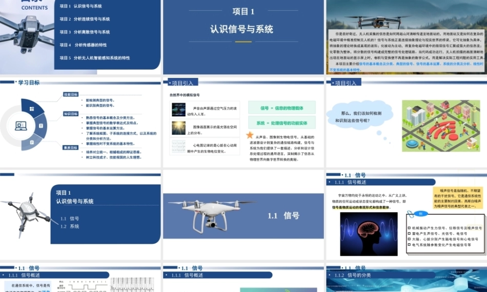 无人机信号与感知技术：认识信号与系统PPT教学课件.pptx