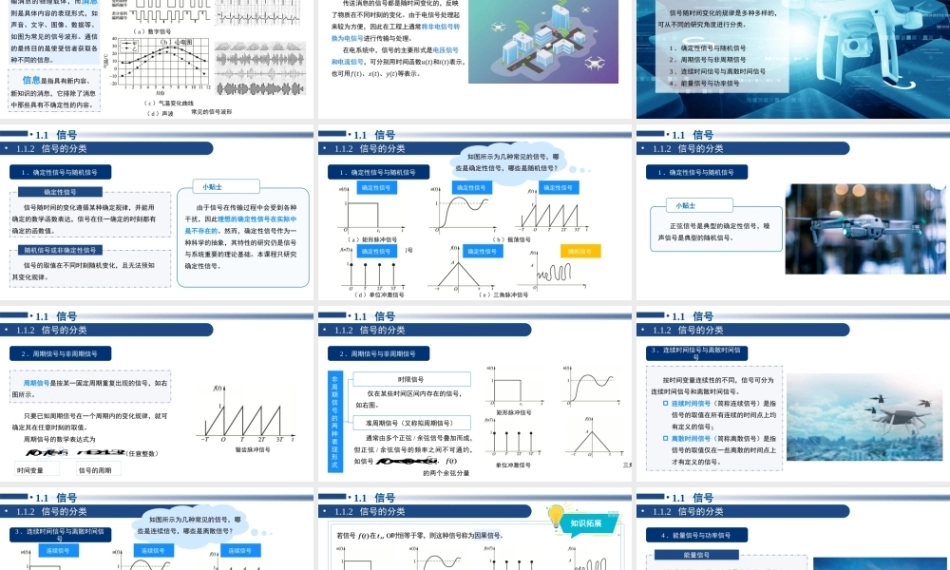 无人机信号与感知技术：认识信号与系统PPT教学课件.pptx