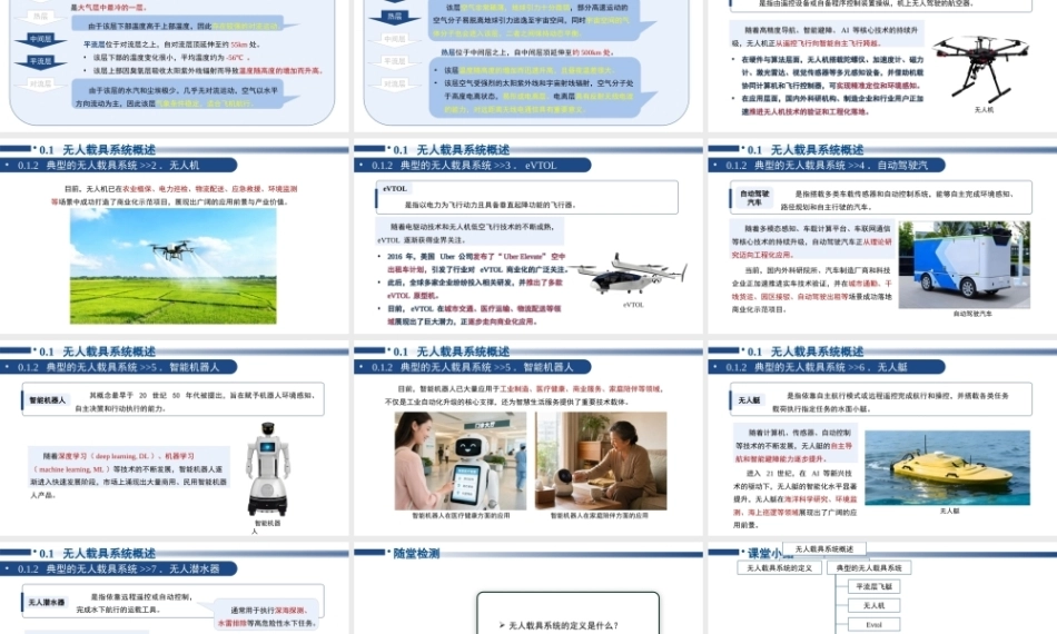无人载具系统概论：绪论PPT教学课件.pptx