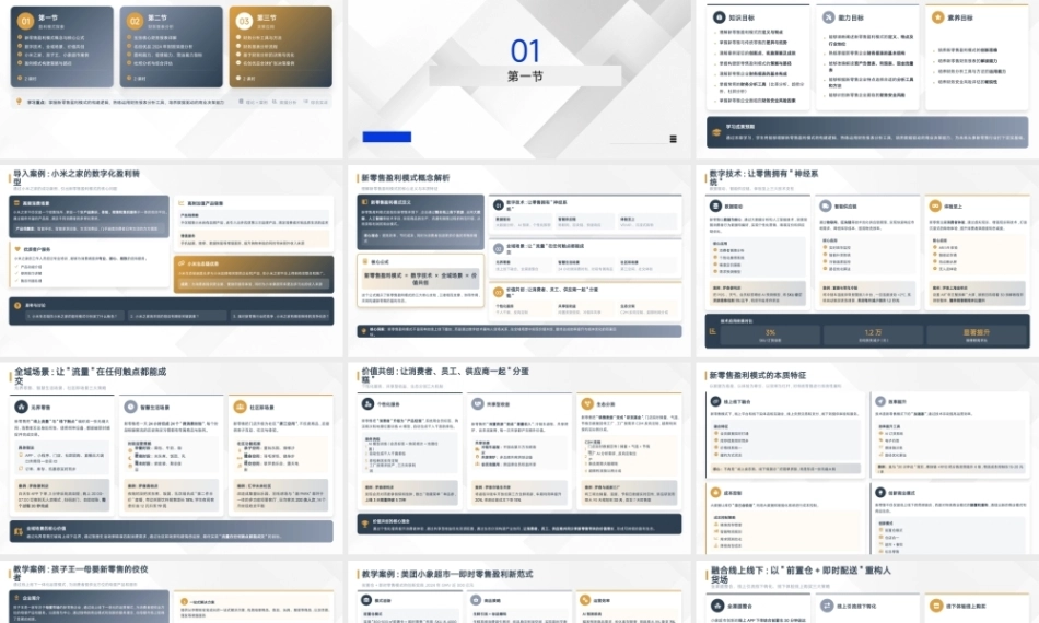 新零售基础：新零售盈利模式与财务报表分析PPT教学课件.pptx