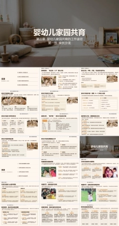 婴幼儿家园共育：婴幼儿家园共育的工作途径PPT教学课件.pptx