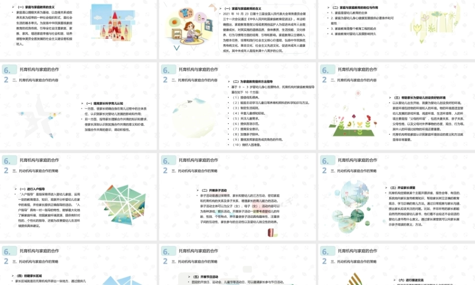 婴幼儿教育学（第二版）：婴幼儿合作共育与衔接PPT教学课件.pptx
