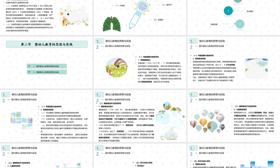 婴幼儿教育学（第二版）：婴幼儿教育PPT教学课件.pptx