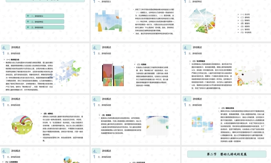 婴幼儿教育学（第二版）：婴幼儿游戏活动PPT教学课件.pptx