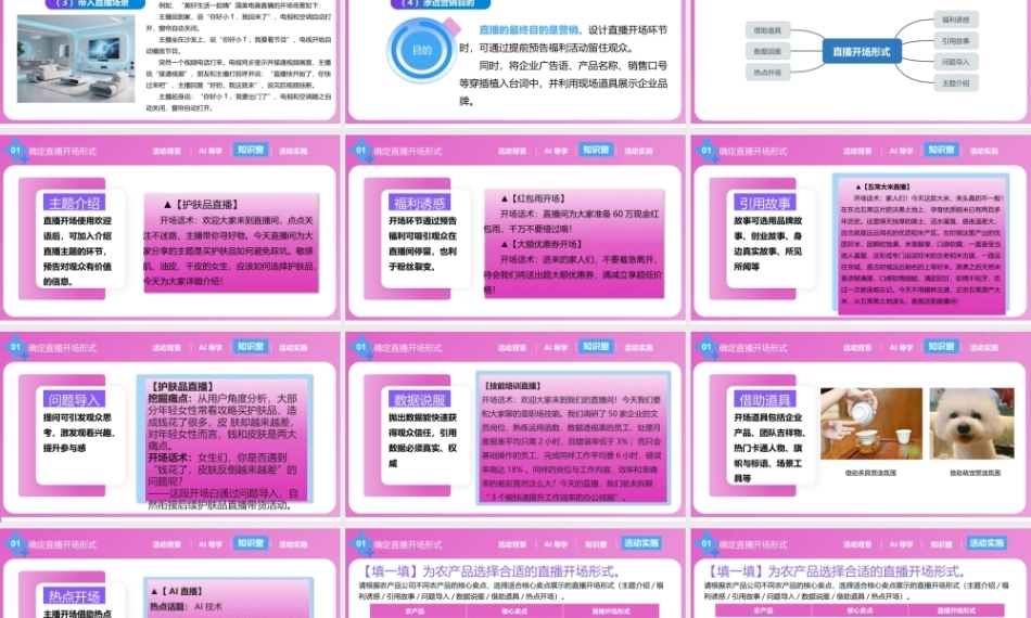 直播电商基础（第3版中职）：实施直播电商活动PPT教学课件.pptx