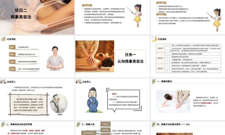 中医美容技术：推拿美容法PPT教学课件.pptx