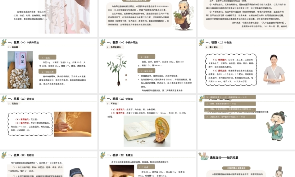 中医美容技术：中医保健美容PPT教学课件.pptx