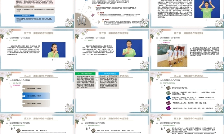 幼儿园教师礼仪(国规)：用适宜的体态语传递对幼儿的尊重PPT教学课件.pptx