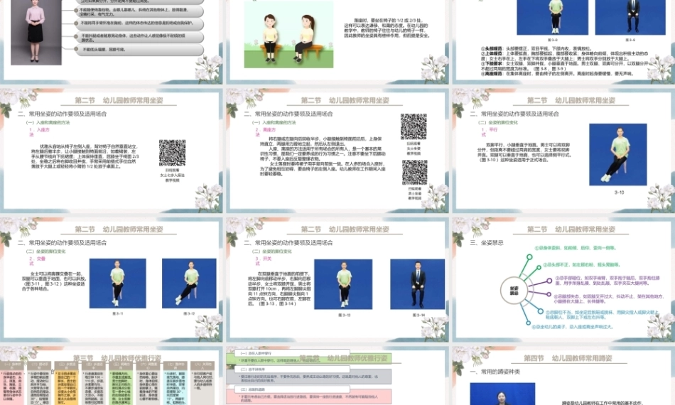 幼儿园教师礼仪(国规)：幼儿园教师基础仪态礼仪PPT教学课件.pptx