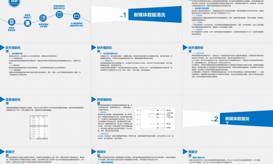 AIGC与新媒体数据分析（慕课版）：新媒体数据的处理与分析PPT教学课件.pptx