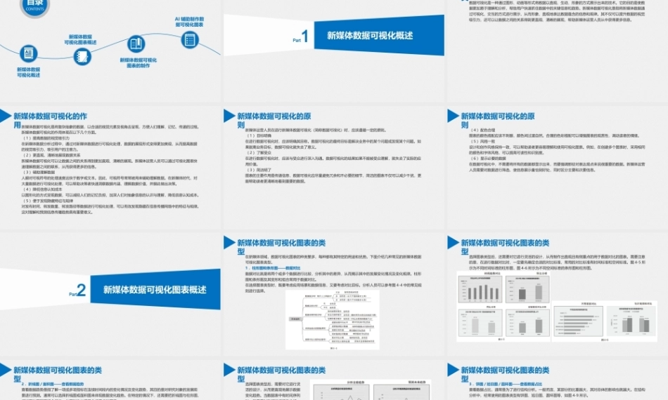 AIGC与新媒体数据分析（慕课版）：新媒体数据的可视化PPT教学课件.pptx