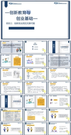 创新教育与创业基础（AI+微课版第3版)：创新技法洞见无限可能PPT教学课件.pptx
