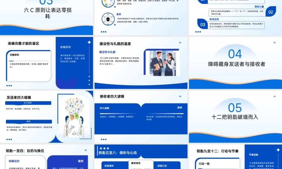 沟通技巧：沟通原则与障碍PPT教学课件.pptx