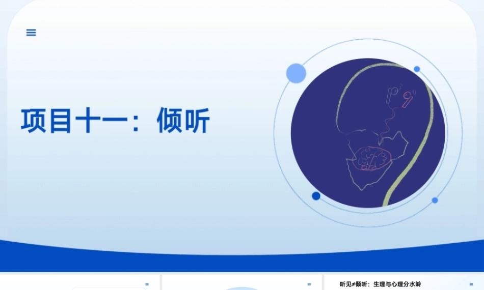 沟通技巧：倾听PPT教学课件.pptx