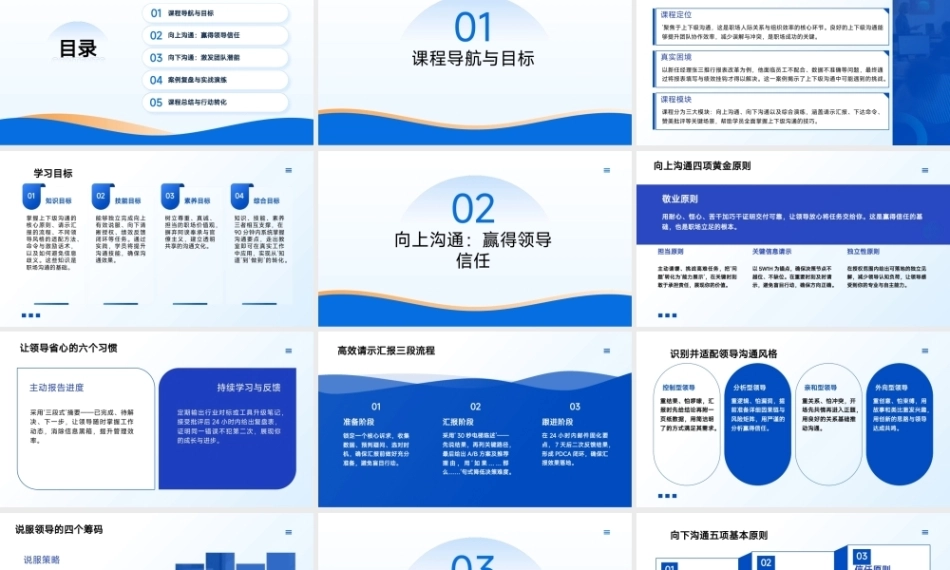 沟通技巧：上下级沟通PPT教学课件.pptx