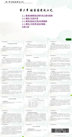 集成电路制造技术与实践：硅晶圆清洗工艺PPT教学课件.pptx