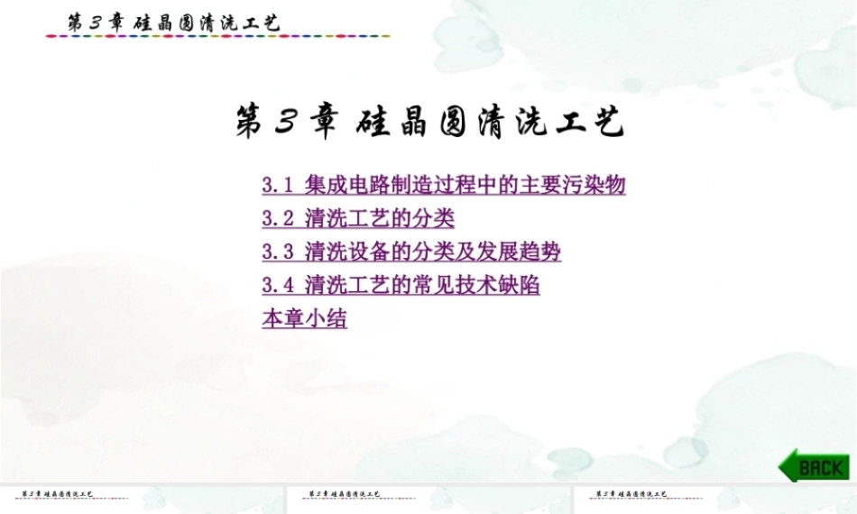集成电路制造技术与实践：硅晶圆清洗工艺PPT教学课件.pptx