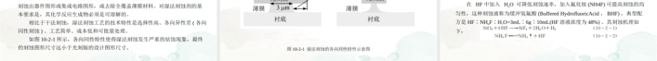 集成电路制造技术与实践：刻蚀工艺PPT教学课件.pptx