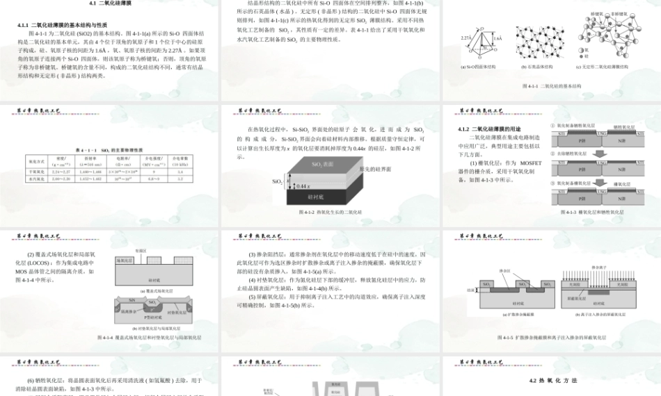 集成电路制造技术与实践：热氧化工艺PPT教学课件.pptx