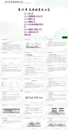 集成电路制造技术与实践：先进的集成工艺PPT教学课件.pptx