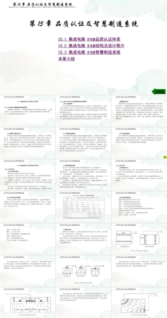 集成电路制造技术与实践：质认证及智慧制造系统PPT教学课件.pptx