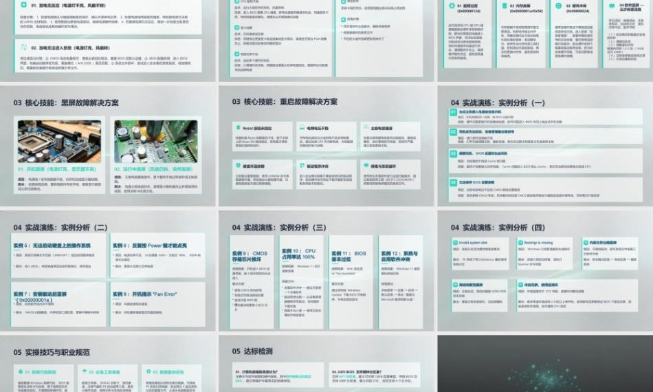 计算机组装与维护（第6版）：计算机故障诊断与解决方案PPT教学课件.pptx