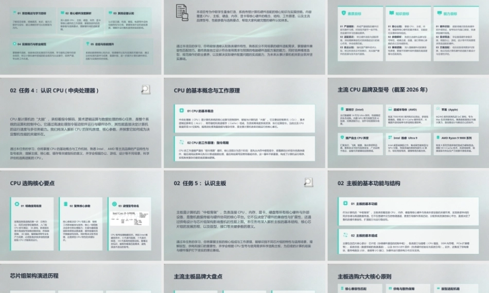 计算机组装与维护（第6版）：计算机硬件选配PPT教学课件.pptx