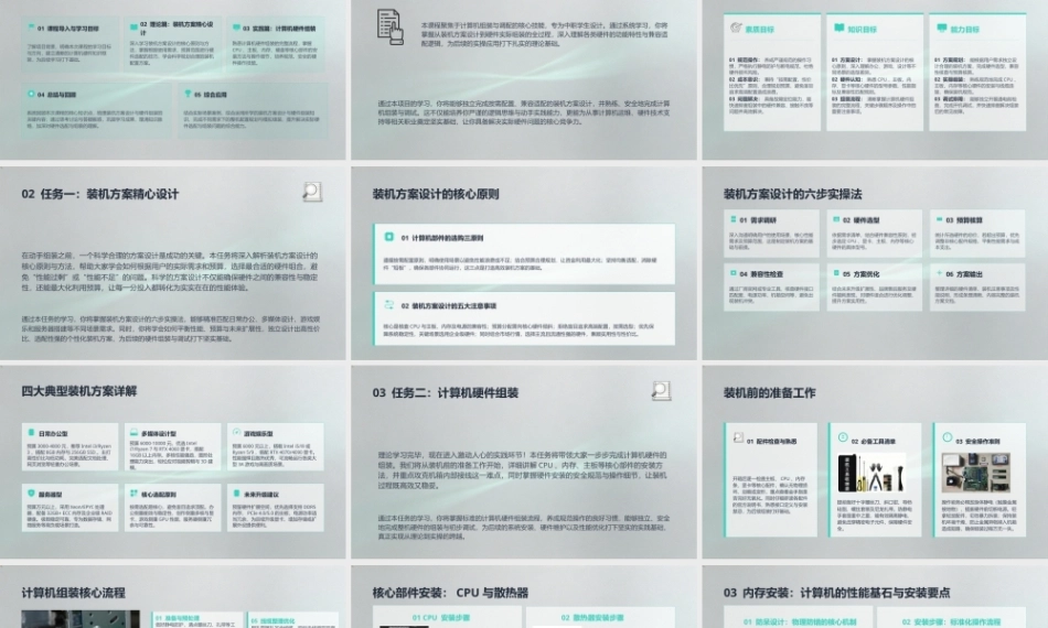 计算机组装与维护（第6版）：计算机组装与调配PPT教学课件.pptx