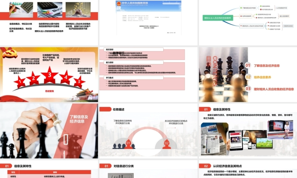 家庭理财规划（初级）：理财从业人员应有的信息素养PPT教学课件.pptx