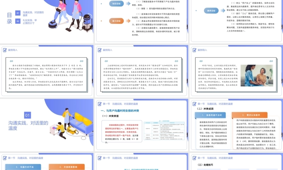 家政服务沟通与礼仪：家政服务沟通与礼仪的实践乐章PPT教学课件.pptx