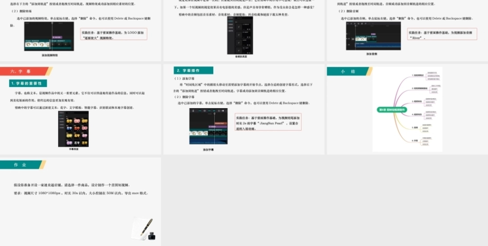 跨境电商网店设计与装修：剪映商品短视频制作PPT教学课件.pptx