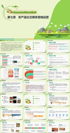 农产品电商营销与运营（AI+慕课版第2版）：农产品社交媒体营销运营PPT教学课件.pptx