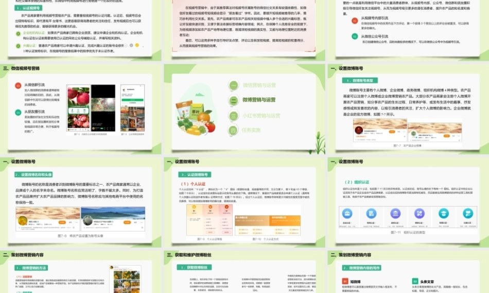 农产品电商营销与运营（AI+慕课版第2版）：农产品社交媒体营销运营PPT教学课件.pptx