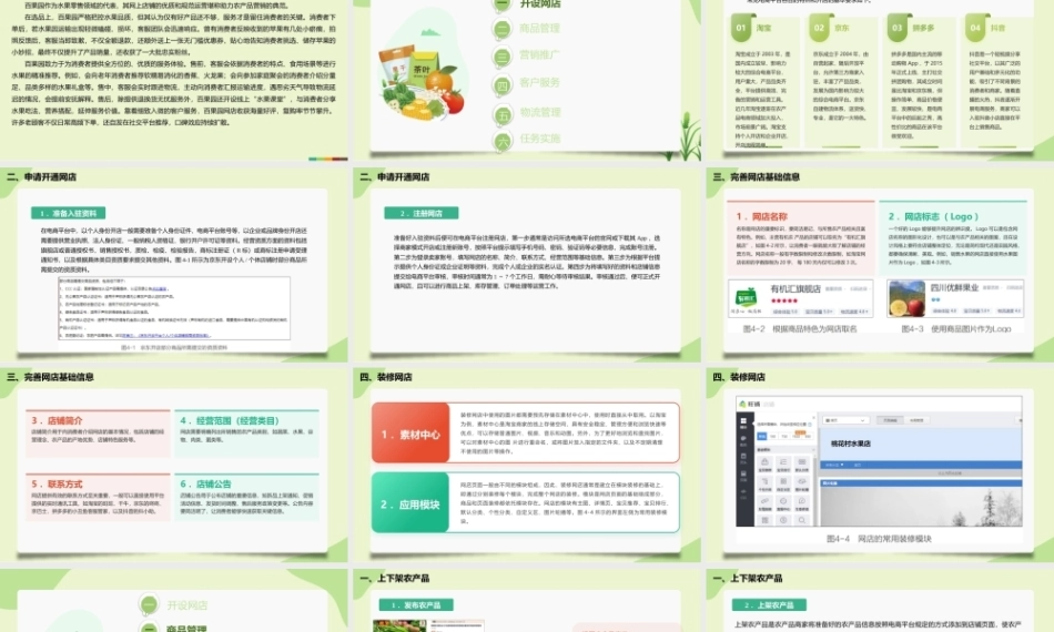 农产品电商营销与运营（AI+慕课版第2版）：农产品网店营销与运营PPT教学课件.pptx