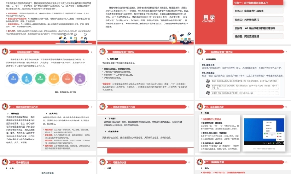 网店金牌客服（AI+ 第3版）：给客户完美的售前体验PPT教学课件.pptx