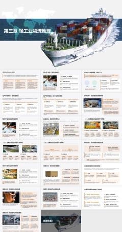 物流地理：轻工业物流地理PPT教学课件.pptx